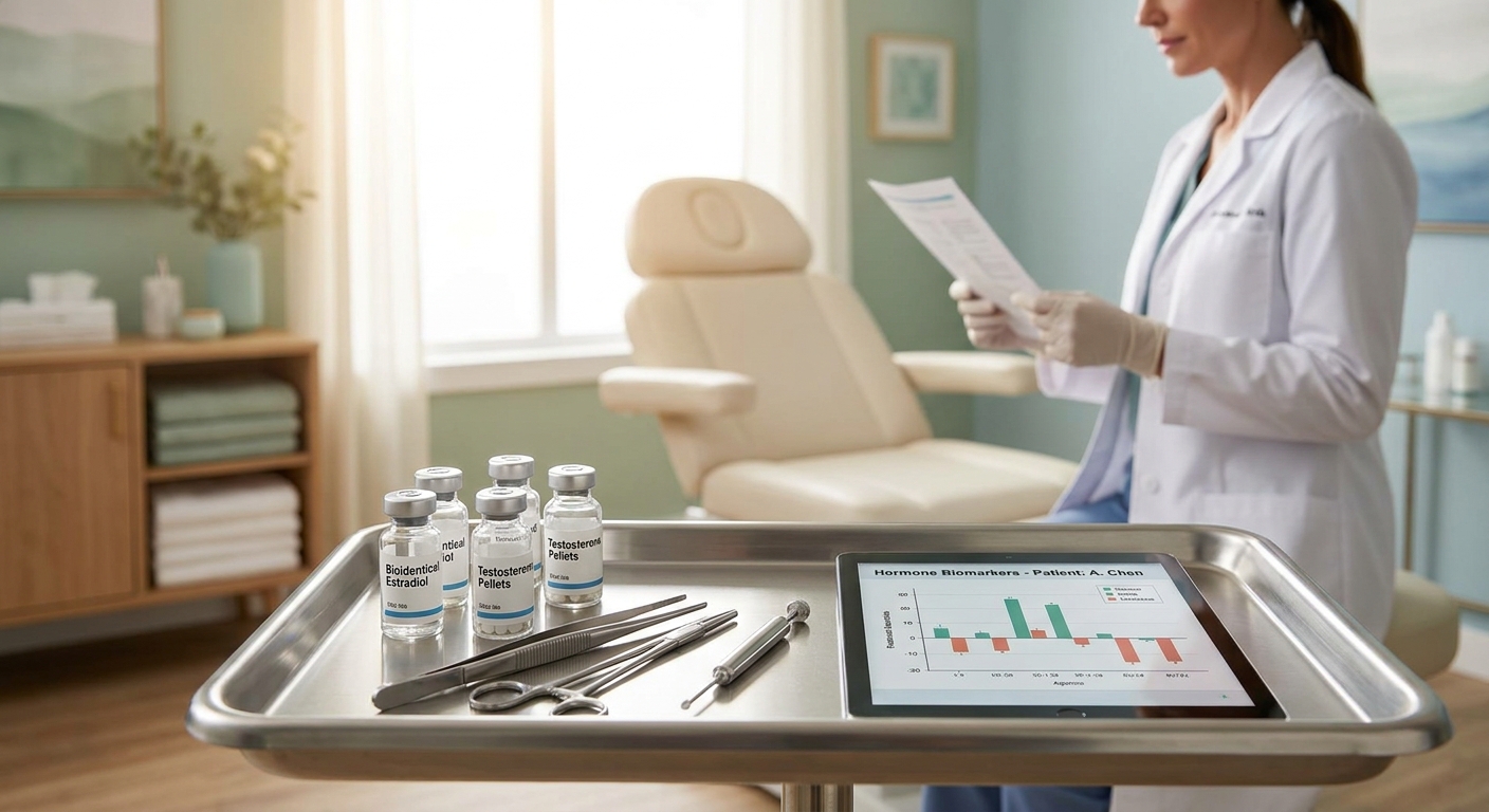 Bioidentical hormone replacement therapy diagnostic protocol and pellet dosing in Versailles KY